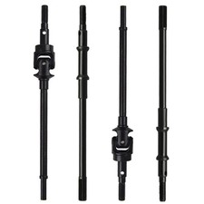 1Pair 1:10 RC Steel Front/Rear CVD Drive Shafts For AXIAL SCX10 II 90046 90047