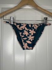 O’Niell Bondi Bikini Bottoms Bleach Floral Blue Pink Womens Size Small Swimsuit