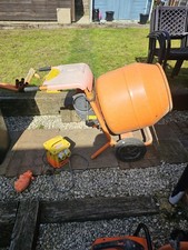 Bell Mini Mix 150 Electric Concrete Cement Mixer with Stand 110 With Box And Lea