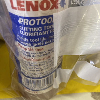 Lenox Protool Lube 6 Oz Bottle 68040LNX Open Bottle