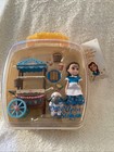 Disney Once Upon a Story Princess Belle 5" Mini Doll Cart Playset New