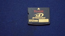 Genuine Kodak 512MB xd-Picture Card DPC-512 mint condition fuji Olympus camera