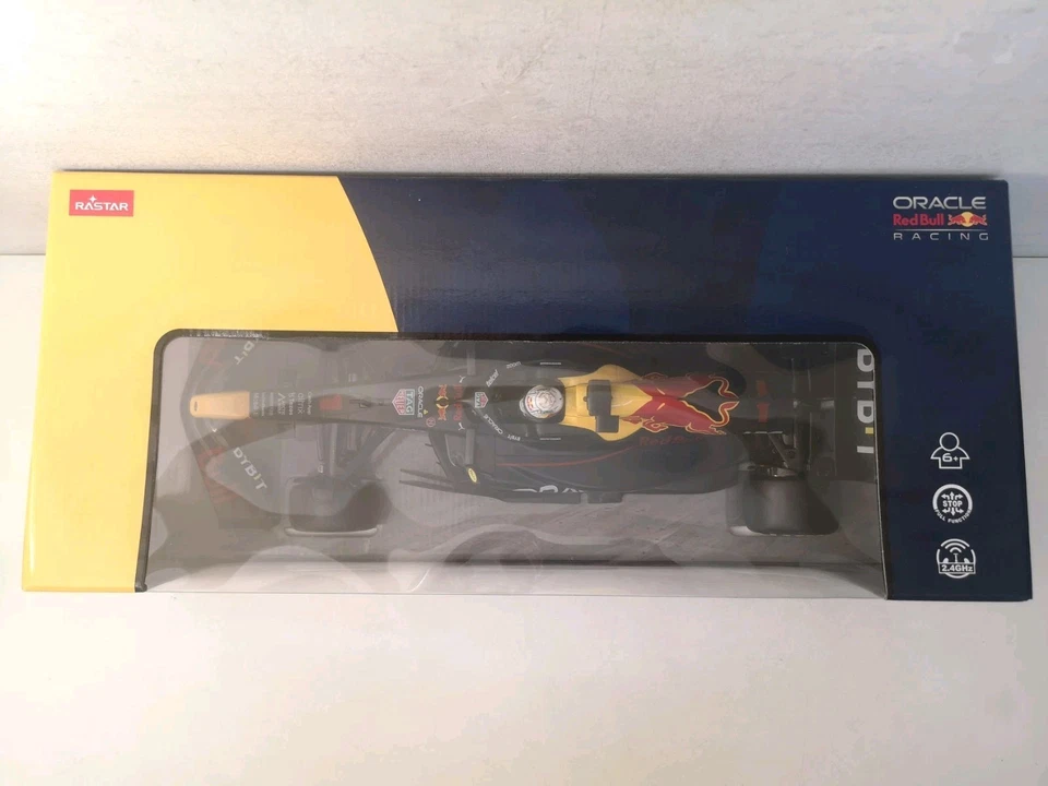 Oracle Red Bull Racing RB18 Rastar Verstappen RC Car Scala 1/12-D30 - Imagen 4 de 4