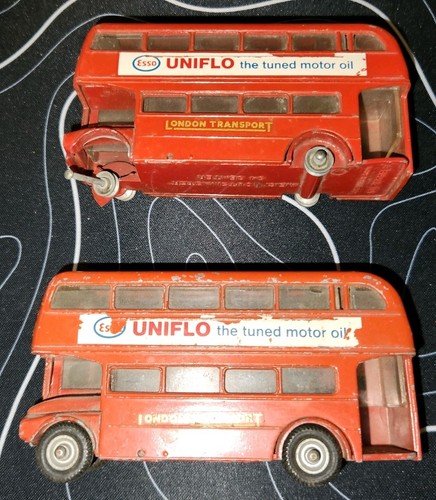 2 Budgie Toy A.E.C. Routemaster Uniflo London Transport Double Decker Bus - Picture 3 of 11