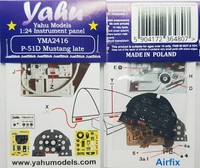 Yahu YMA2416 P-51D Mustang Late 1/24 Instrument Panel