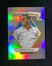 2025 Upper Deck Goodwin Champions David Ortiz #34 Rainbow Refractor UP RT95