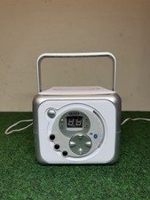 Jensen CD-555 Portable FM Stereo, CD Player w/Bluetooth White Tested -