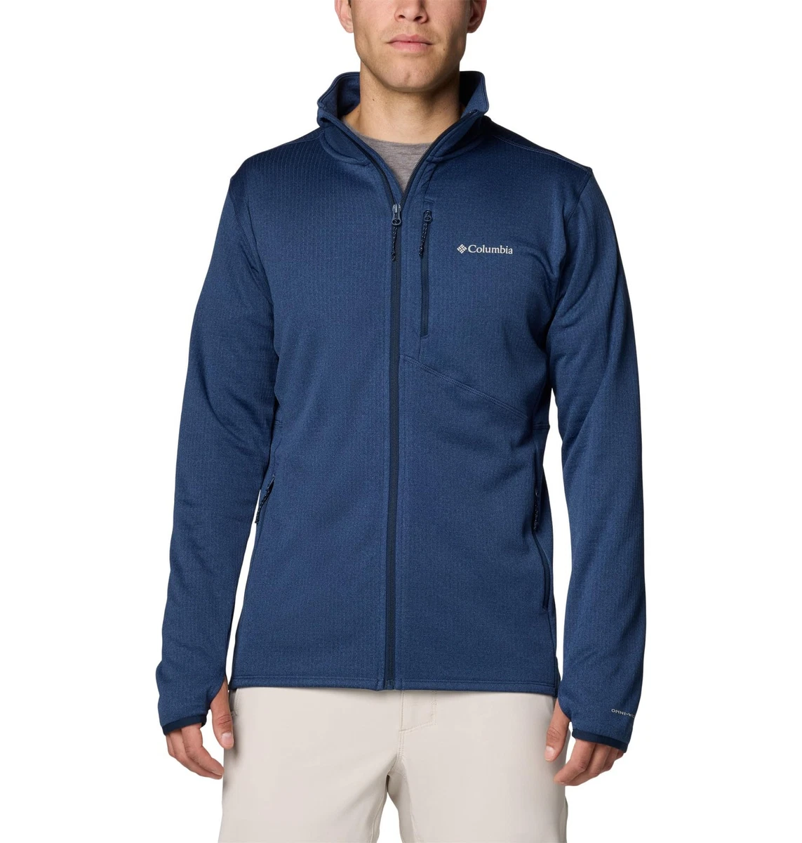 Polaire OEX Homme Bleu XL - 1/4 Zip - Idéale Randonnée Outdoor - Très Bon état