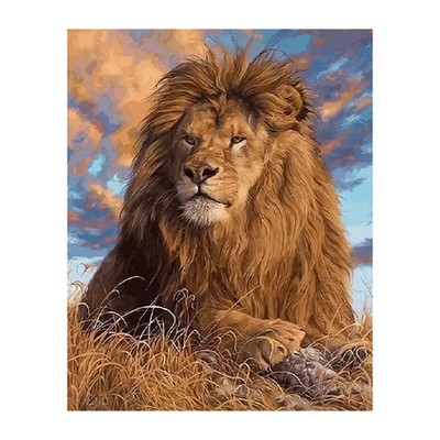Diamond Painting Löwe 40x30 cm