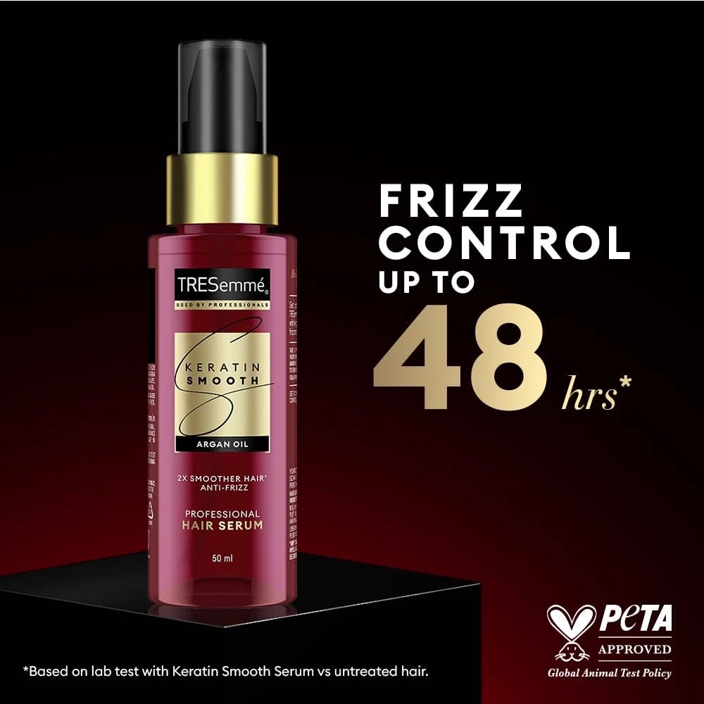 TRESemmé Keratin Smooth Anti-Frizz Hair Serum with Argan Oil - 50ml