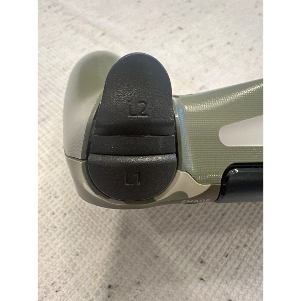 PlayStation 4 DualShock 4 Controller Camo Green Camouflage tested Wireless PS4 - Image 4 of 4