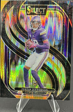Panini 2024 Select Football Justin Jefferson Vikings Premier Level Prizm #174