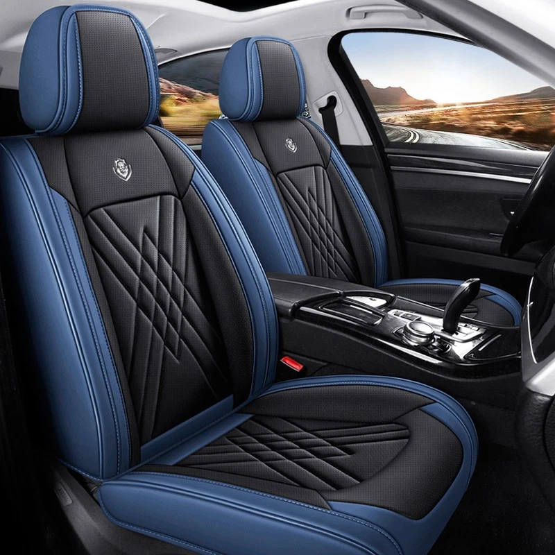 Fundas de asiento de auto de cuero PU de cobertura completa de 5 asientos para Lexus CT200 GX460 ES350 LX470 Foto 4 de 4