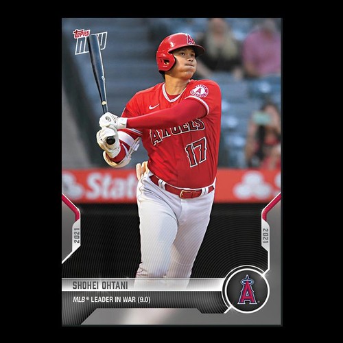 Shohei Ohtani - 2021 MLB Topps Now Card 910 - Print Run: 4,198 Angels