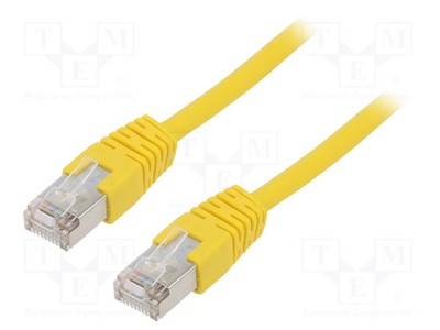 Patch cord PVC CCA 5e F/UTP RJ45-Stecker,beiderseitig Line