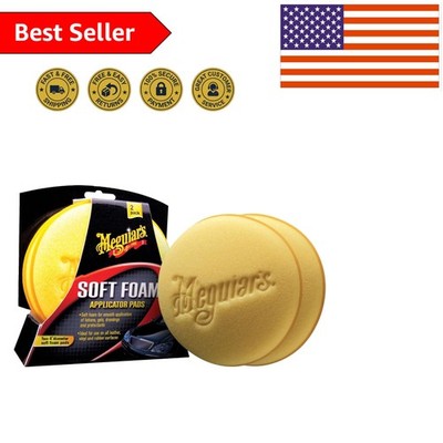 Durable 4'' Soft Foam Pads - Ideal for Waxes, Polishes, and Scratch Removers