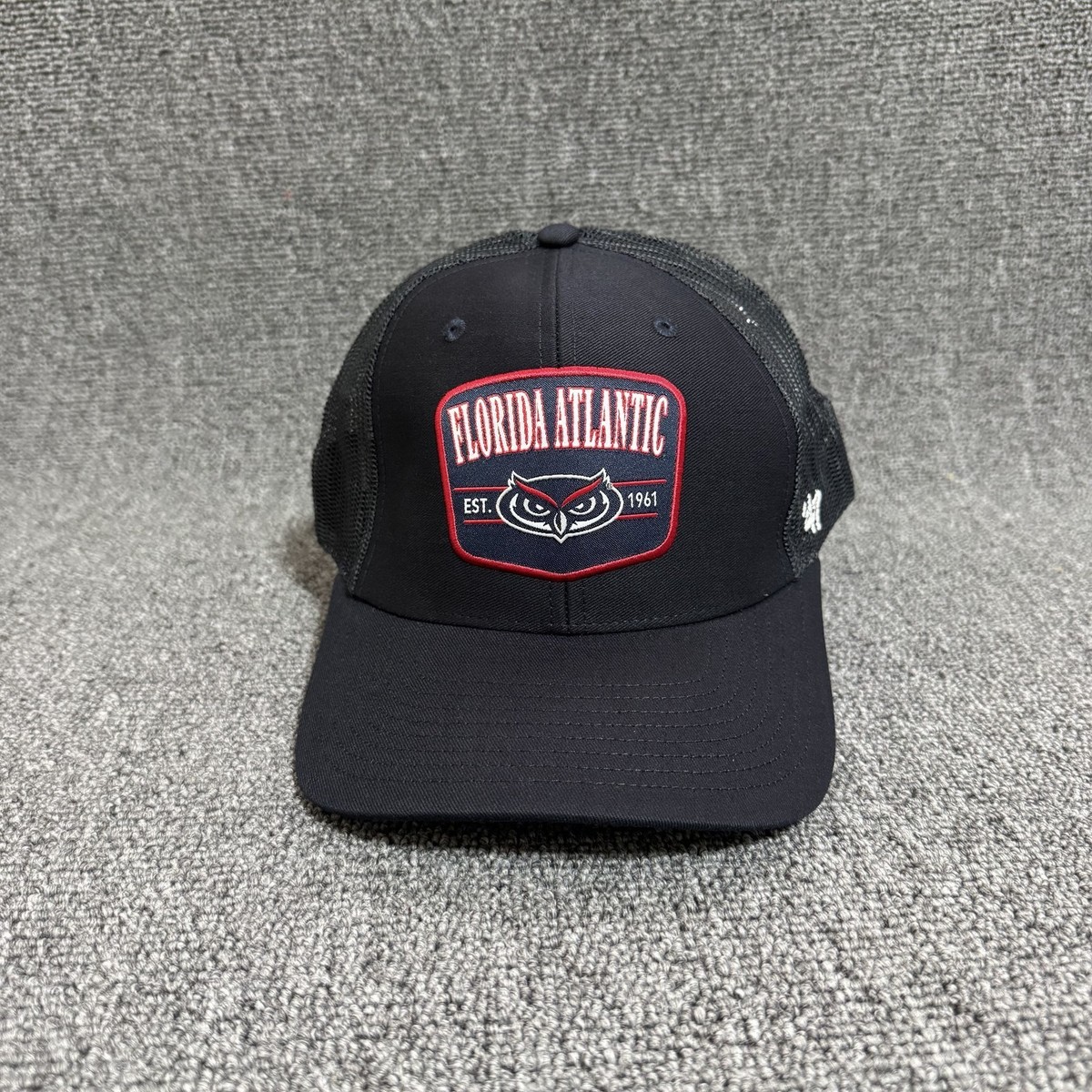 '47 Brand Florida Atlantic Owls Trucker Snapback Navy One Size NCAA Hat