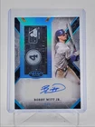 BOBBY WITT JR. 2025 TOPPS TIER ONE USED GRIP PATCH PLATINUM AUTO 1/1 Q1940
