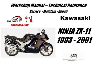 Kawasaki Ninja ZX-11 Service Reparatur Werkstatthandbuch 1993 - 2001