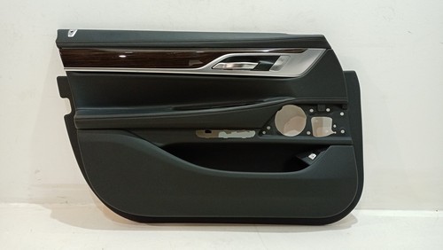BMW OEM Door panel leather Nappa black front left 7448517 7' G11 G12 GE12086