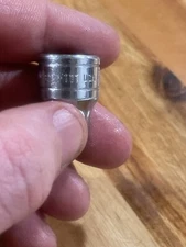 Snap On 3/8" Drive 11/32" 12PT Shallow Chrome Socket F111