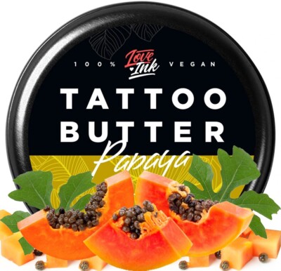 Tattoo Butter, masło/krem do tatuaży 100ml, PAPAYA, Tattoo Creme