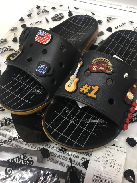 luke combs x crocs classic bootlegger slide