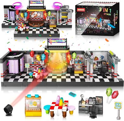 1388 PCS MOC Five Nights at Freddy's FNAF Security Breach Stage