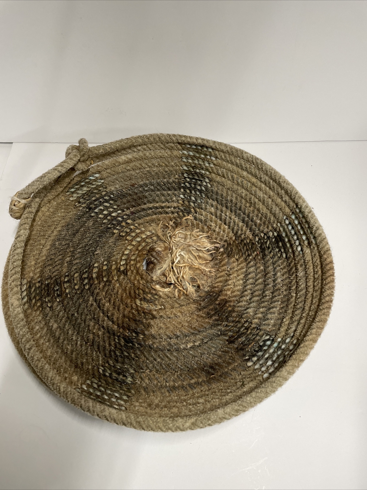 Western Americana Cowboy 13” Lariat Lasso Rope Bowl Handmade