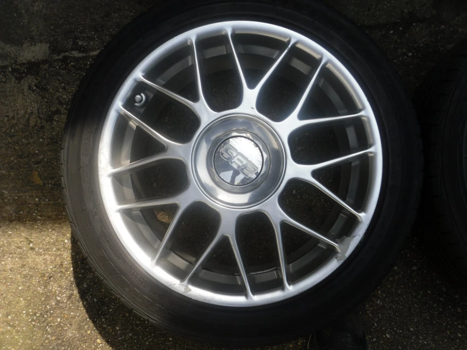 8x17 ET35 BBS RC307  ALUFELGEN LK 5x112 AUDI A4 A6 DAIMLER A,C, E KLASSE 225/45 - Bild 3 von 4