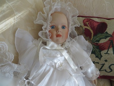 danbury mint christening doll