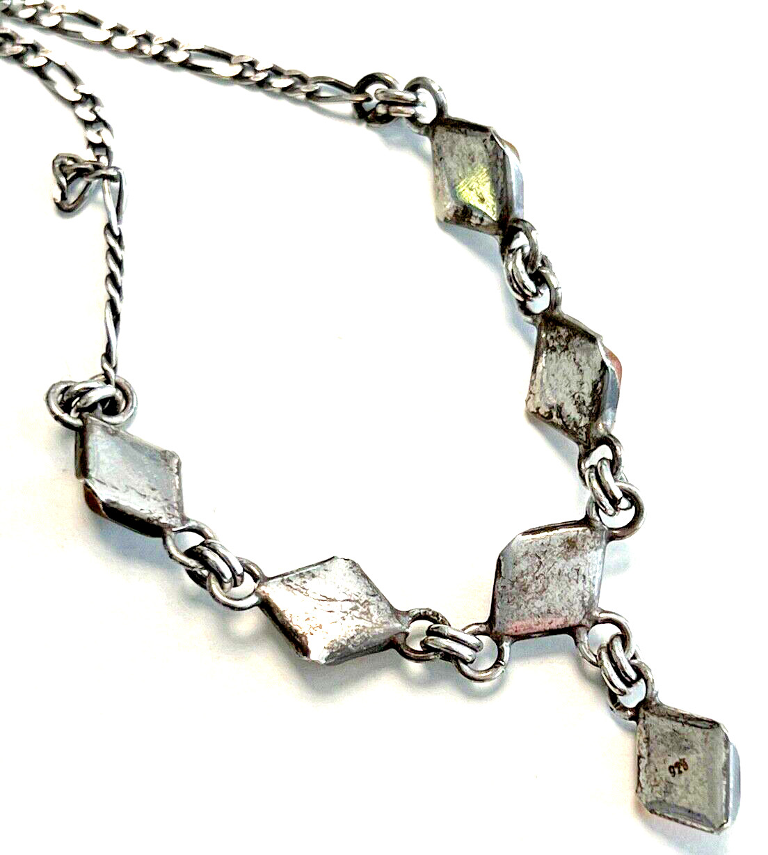 Natural Amber Pendant Solid Silver Mount Hallmark… - image 8