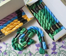 DMC Pearl Cotton Made in France,non-divisible twisted,mercerized cotton thread