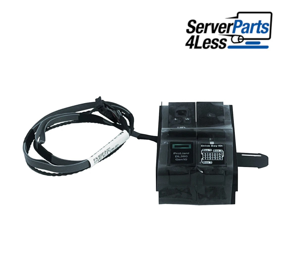 875084-001 HPE DL380 G10 EAR BEZEL KIT WITH POWER BUTTON AND CABLE 