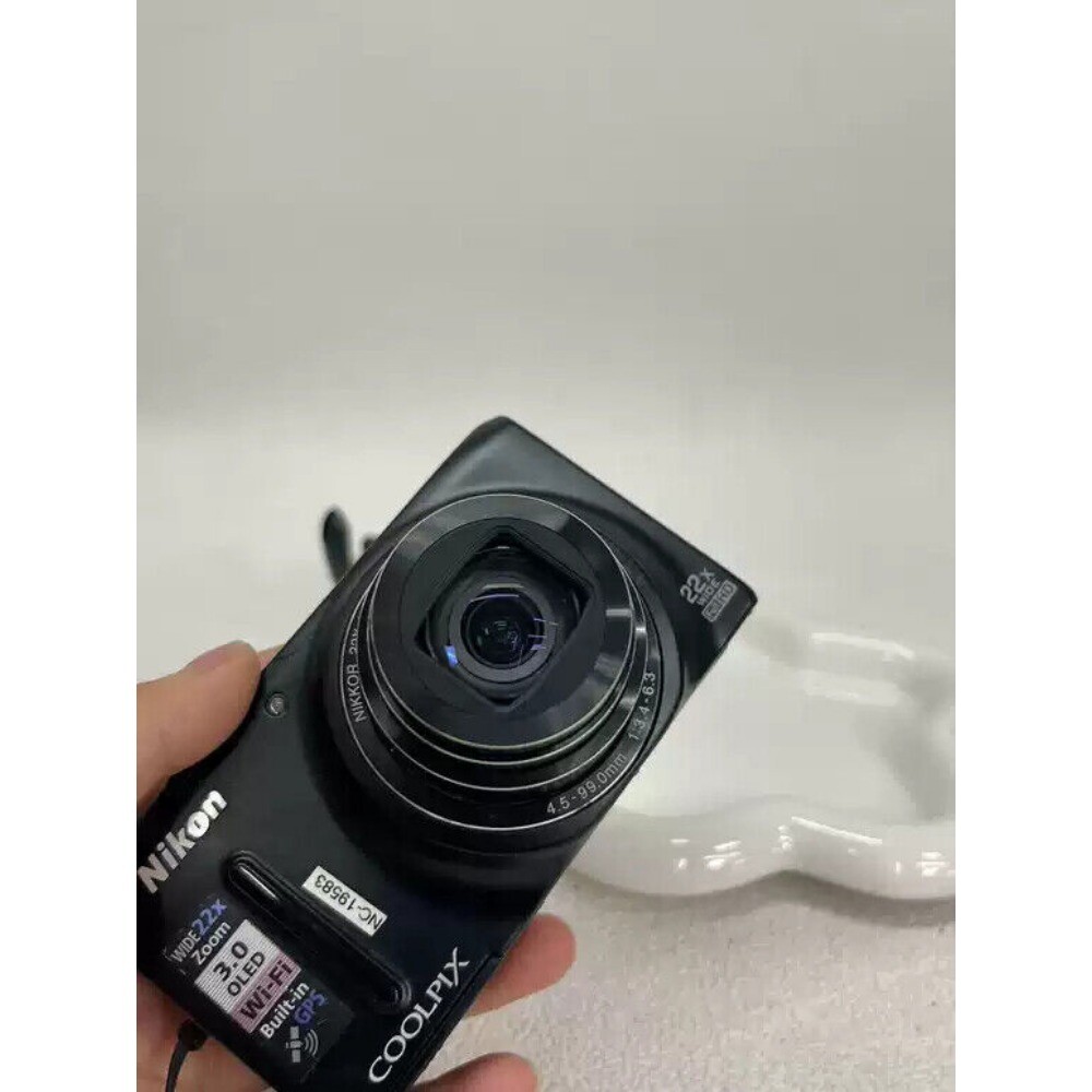 Nikon COOLPIX S9500 18.1 MP Wi-Fi&GPS Compact Digital Camera Black