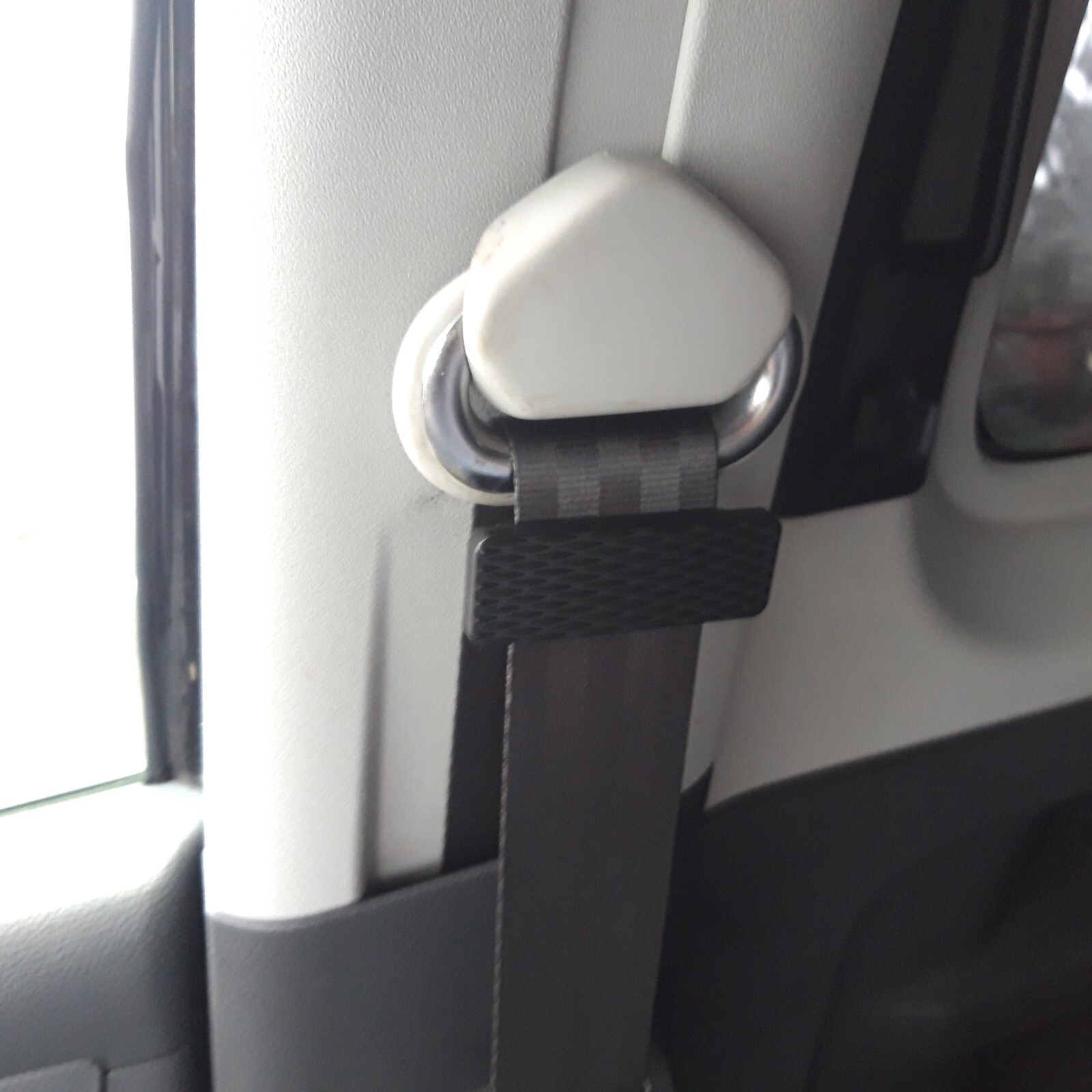 2 Pieces Black Car Seat Belt Adjuster Clips Stopper Buckle Safety