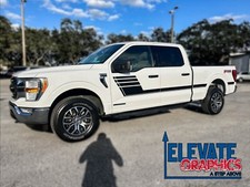 For Ford F-150 Side Hockey Arrow Two Stripes Vinyl Graphics 3m Decals 2021-2026