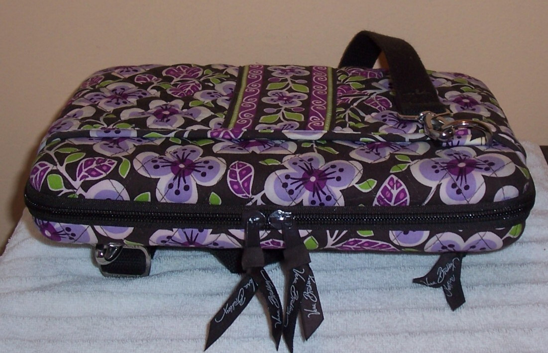 Vera Bradley Hard Shell Laptop Computer Case Purp… - image 7