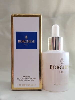Borghese Active Booster Serum Full Size 1 oz 30 ml  hydrating wrinkles  NIB
