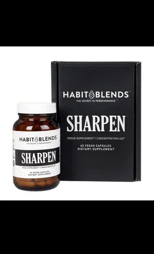 Habit Blends Sharpen 60 count. Focus And Concentration Supplement