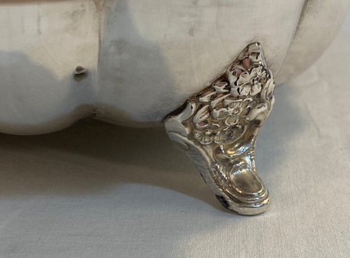 Lancaster Rose Poole Silver Footed 2 Piece Buffet Dish + Lid #402 - Picture 12 of 17