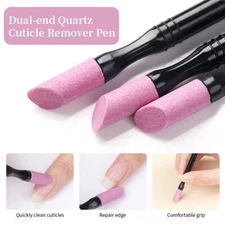 1/3/5Pcs Quartz Pen Cuticle Remover Pusher Trim Dead Skin Remover Nail Tool Kits