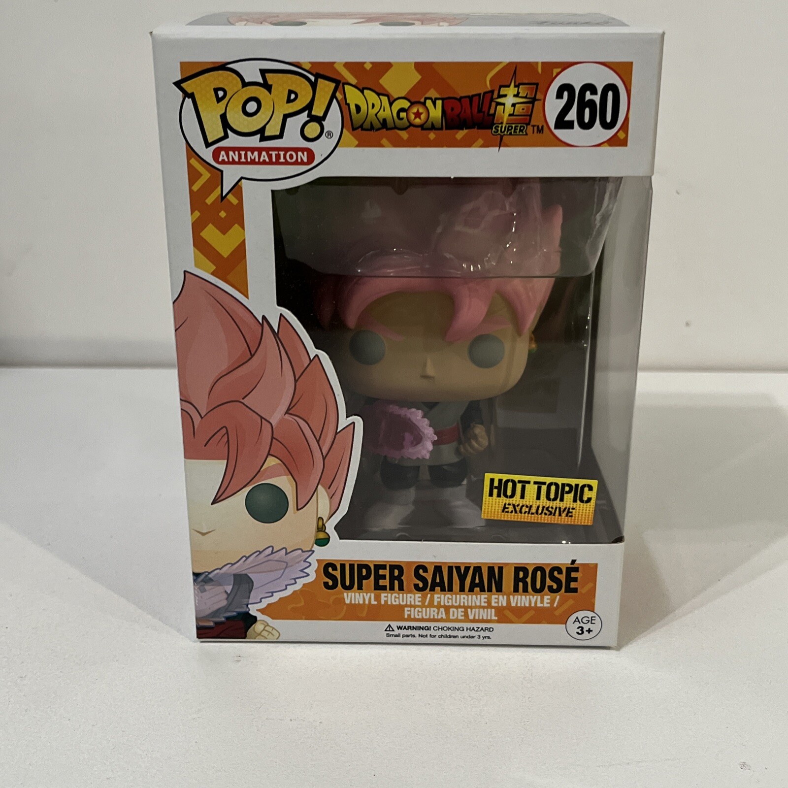 Goku Rose Funko Pop Hot Topic PSA Funko Pop! Dragon Ball Super