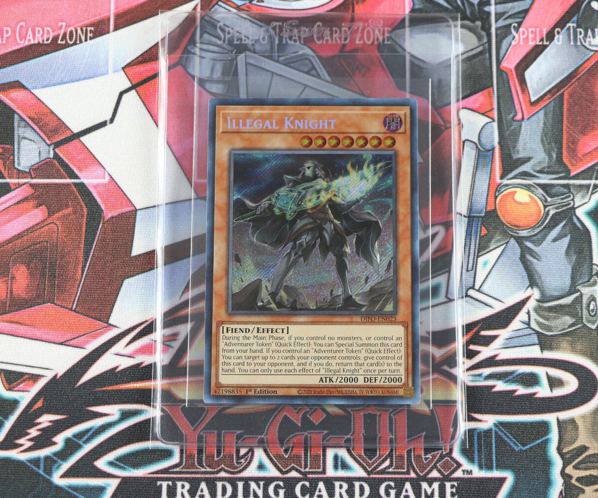 Yugioh Illegal Knight DIFO-EN023 1st Edition Secret Rare