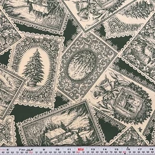 Holiday Traditions by Sentimental Studios for Moda Green Cotton by the HALF YARD