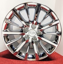 CADILLAC CT6 FACTORY 19" TRIPLE CHROME PLATED WHEELS XTS CT5 CTS NEW SET OF 4