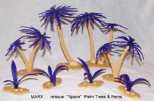 Marx reissue set of SPACE palm trees and ferns for your toy soldiers