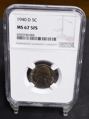 1940-D Jefferson Nickel - NGC MS67 5FS (#45744)
