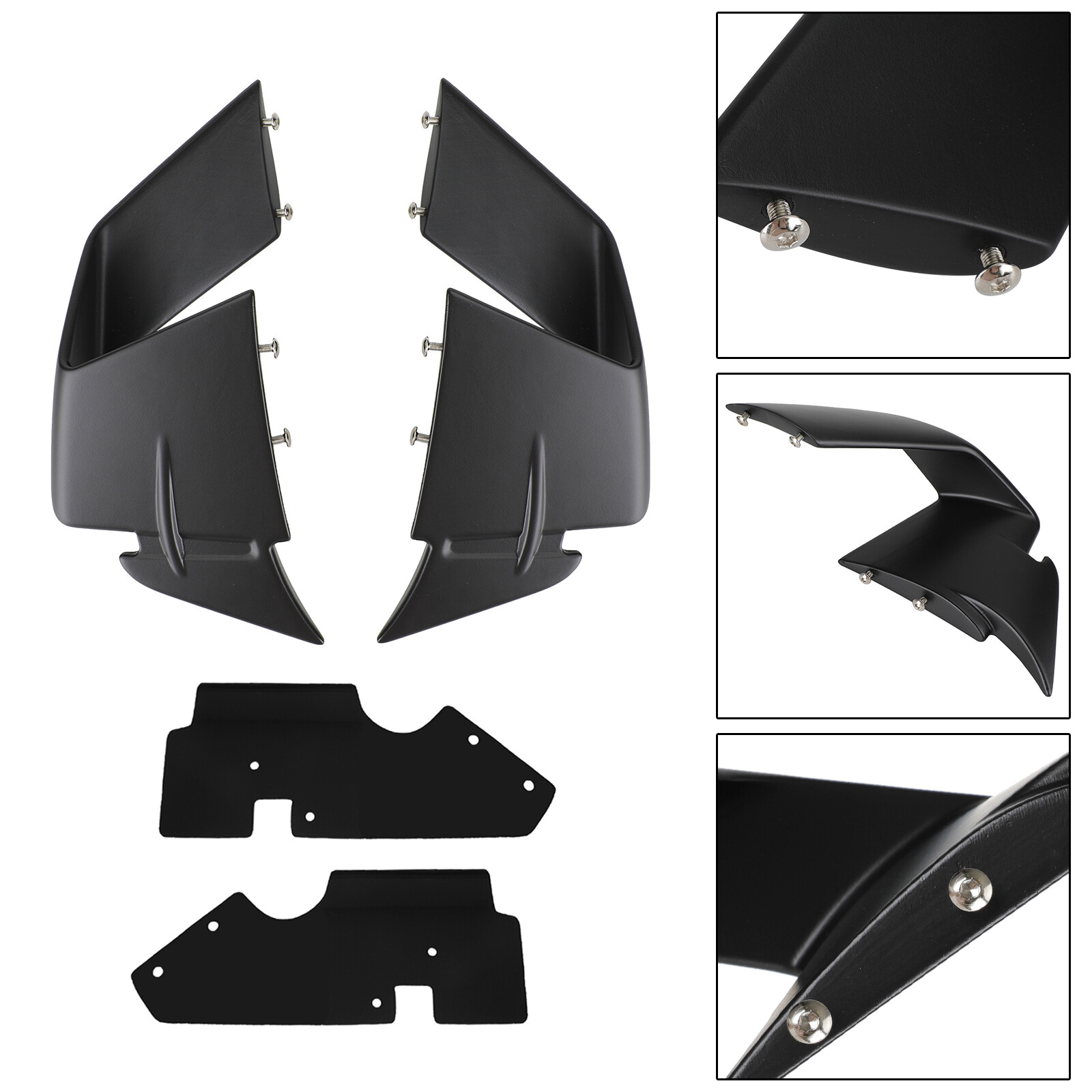 Front Spoiler Wind Winglets Fairing fit for BMW S1000RR 2019-2022 V01
