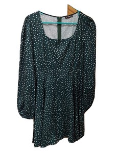 SHEIN Green Polka Dot Print Long sleeve Summer Dress Size XL new without tags | eBay
